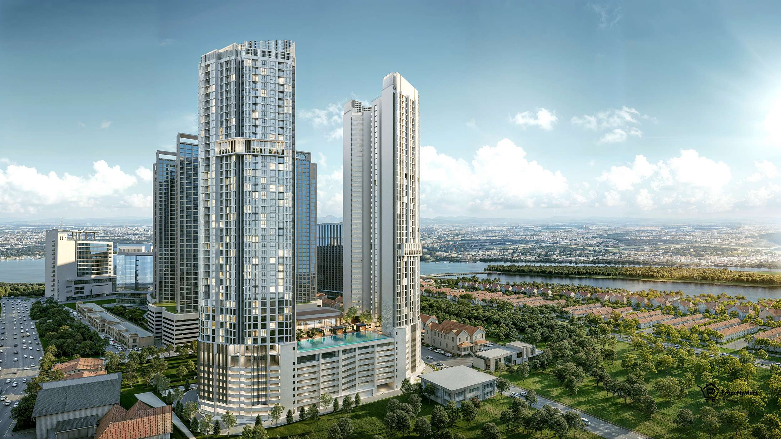 Eight & Eight Condominium towers in Tanjung Tokong